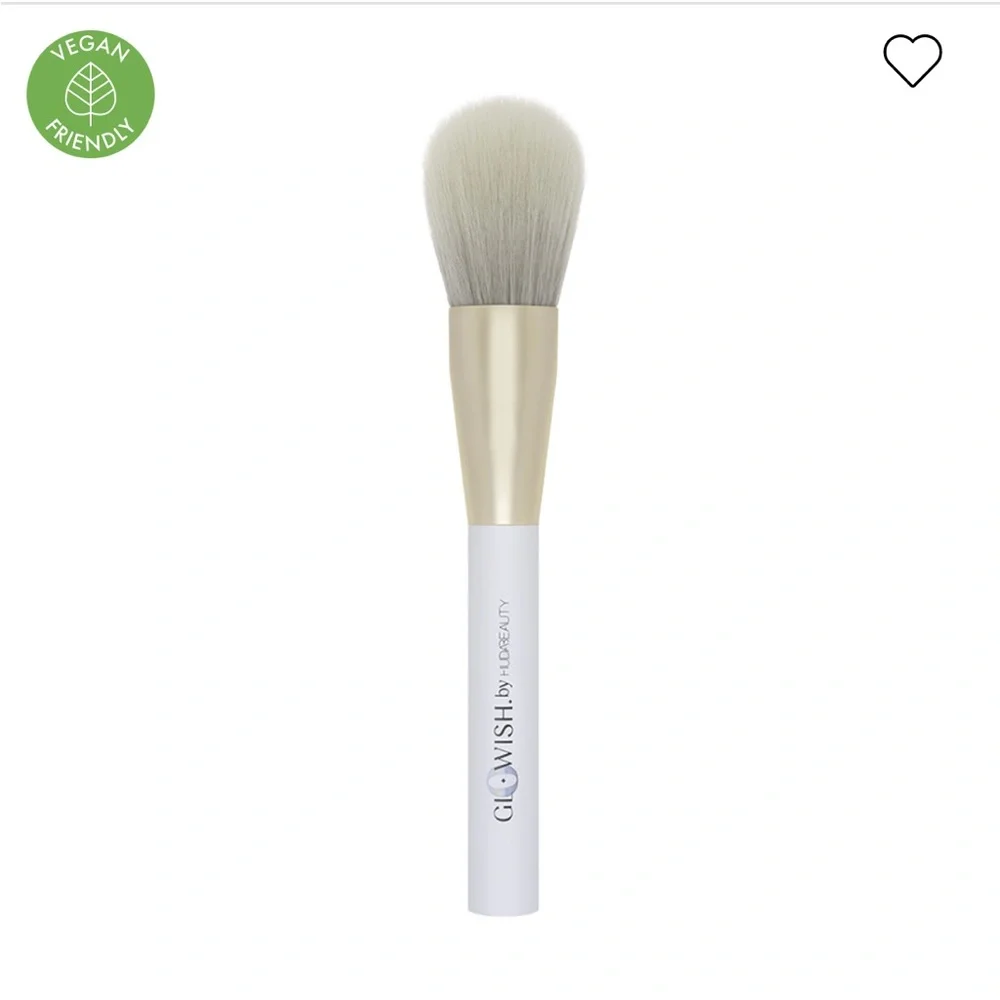Huda Beauty GloWish All Over Face Powder make up brush